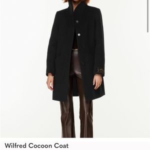 Wilfred Cocoon Wool Coat Size Small - Artizia